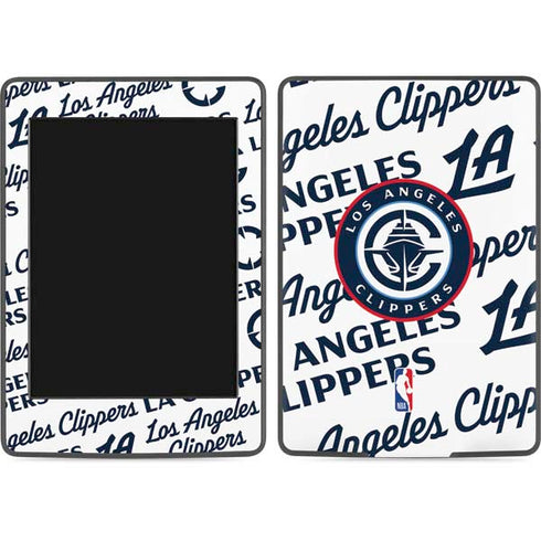 NBA Los Angeles Clippers Blast Text Amazon Kindle Skin